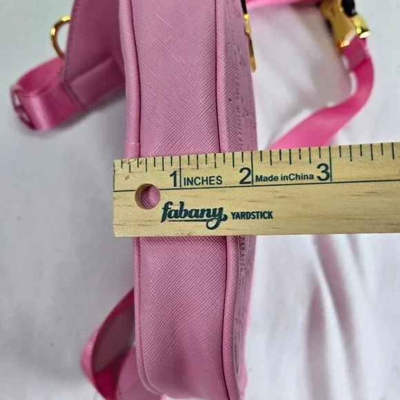 Jeffree Star Pink Star Fanny Pack Belt Bag Purse Gold Accents Cute‎ Kawaii - Picture 11 of 13